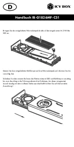 Preview for 14 page of Icy Box IB-G1826MF-C31 Manual