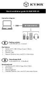 Предварительный просмотр 7 страницы Icy Box IB-HUB1409-U3 Quick Installation Manual