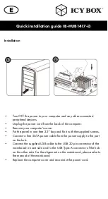 Preview for 8 page of Icy Box IB-HUB1417-i3 Quick Installation Manual