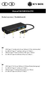 Preview for 6 page of Icy Box IB-HUB1426-CPD Manual