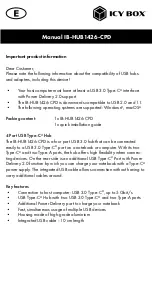 Preview for 7 page of Icy Box IB-HUB1426-CPD Manual