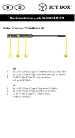 Предварительный просмотр 6 страницы Icy Box IB-HUB1428-C31 Quick Installation Manual