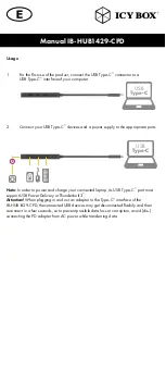 Preview for 7 page of Icy Box IB-HUB1429-CPD User Manual