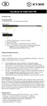 Preview for 8 page of Icy Box IB-HUB1429-CPD User Manual