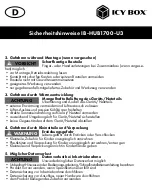 Preview for 3 page of Icy Box IB-HUB1700-U3 Manual