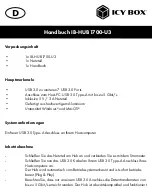 Preview for 10 page of Icy Box IB-HUB1700-U3 Manual