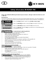 Preview for 3 page of Icy Box IB-M2HSF-705 Manual