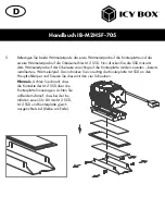 Preview for 17 page of Icy Box IB-M2HSF-705 Manual