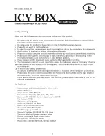 Preview for 2 page of Icy Box IB-mp301 Series User Manual