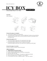 Preview for 6 page of Icy Box IB-mp301 Series User Manual