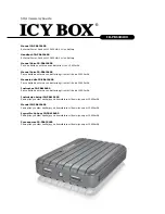 Icy Box IB-PBb10400 User Manual preview