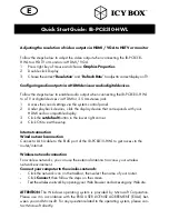 Preview for 6 page of Icy Box IB-PC8310-HWL Quick Start Manual