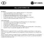 Preview for 9 page of Icy Box IB-PCI1902-C31 Manual