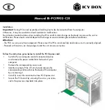 Preview for 10 page of Icy Box IB-PCI1902-C31 Manual