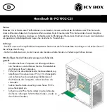 Preview for 14 page of Icy Box IB-PCI1902-C31 Manual