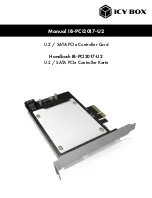 Icy Box IB-PCI2017-U2 Manual preview