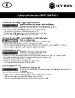 Preview for 6 page of Icy Box IB-PCI2017-U2 Manual