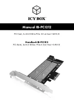 Icy Box IB-PCI212 Manual preview