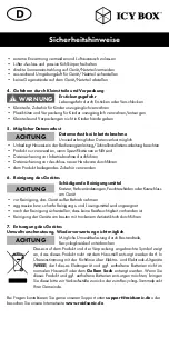 Preview for 5 page of Icy Box IB-RD288M2 Quick Installation Manual