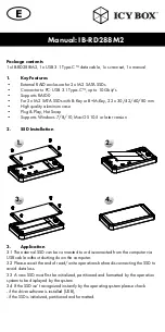 Preview for 6 page of Icy Box IB-RD288M2 Quick Installation Manual