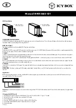 Preview for 7 page of Icy Box IB-RD3662-C31 Manual