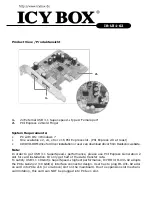 Preview for 3 page of Icy Box IB-U31-02 User Manual