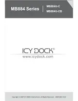 Предварительный просмотр 6 страницы Icy Dock MB884U-C Start Here Manual