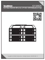 Preview for 1 page of Icy Dock ToughArmor MB508SP-B User Manual