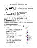 ID-AL EventPlayer mkII Quick Start Manual preview