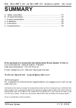 Preview for 2 page of ID-AL Micro AMP 4 mkII User Manual