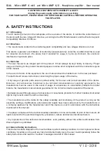 Preview for 3 page of ID-AL Micro AMP 4 mkII User Manual