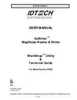 Preview for 1 page of ID Tech EzWriter User Manual