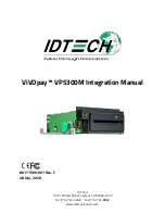 Preview for 1 page of ID Tech ViVOpay VP5300M Integration Manual