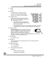 Preview for 16 page of ID Technology 250 Operator / Technical  Manual