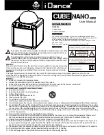 iDance Cube Nano CN-2 User Manual preview