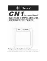 Preview for 1 page of iDance Cube Nano cn1 Instruction Manual