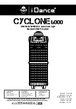 Preview for 1 page of iDance CYCLONE 6000 Manual