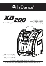 iDance XD200 Instruction Manual preview