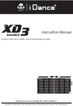 iDance XD3 User Manual предпросмотр