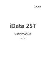 Предварительный просмотр 1 страницы iData 25T User Manual