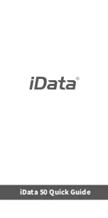Preview for 1 page of iData 50 Quick Start Manual