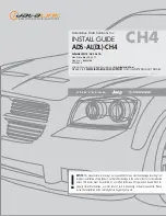 iDataLink ADS-AL-CH4 Install Manual preview