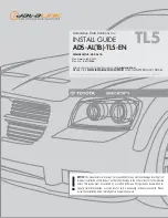 iDataLink ADS-AL-TL5-EN Install Manual preview