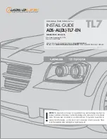 iDataLink ADS-AL-TL7-EN Install Manual preview