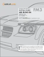 Preview for 1 page of iDataLink ADS-TB-FM3-EN Install Manual