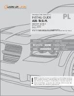 iDataLink ADS-TBSL-PL Install Manual preview