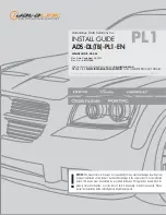 iDataLink PL1 Install Manual предпросмотр