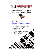 IdAutomation SC7USB 2D Programming Manual preview