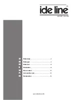 Ide Line 743-199 User Manual preview