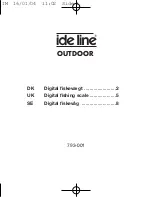 Предварительный просмотр 1 страницы Ide Line 793-001 User Manual